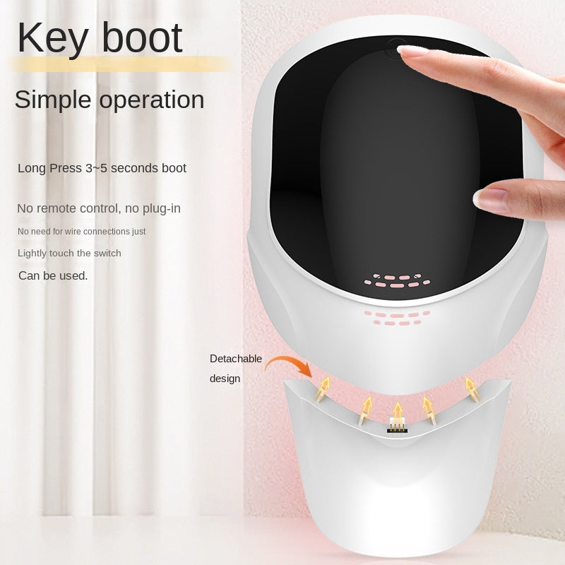 Photon Skin Rejuvenation Device with Color Light, Neck &amp; Face Mask, LED Beauty Device, Facial Mask, Skin Renewal, Portable Beauty Device