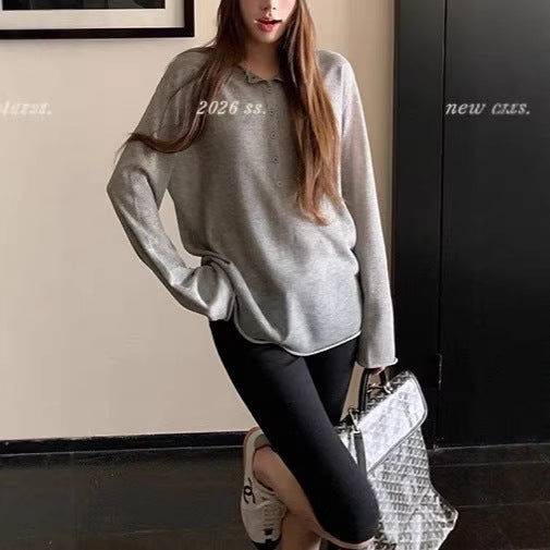 Must-Have! Luxurious Soft and Breathable Tencel Linen Ribbed Knit Top